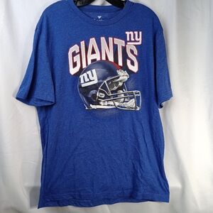 Fanatics Men NFL New York Giants Crewneck T- Shirt Blue